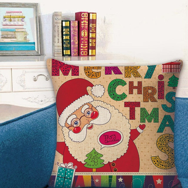 Christmas Decoration Cushion Cover