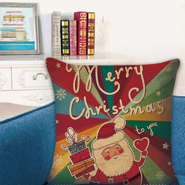 Christmas Decoration Cushion Cover
