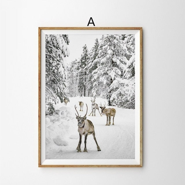 Christmas Style Wall Art Canvas Painting Home Decor