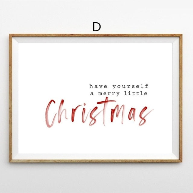 Christmas Style Wall Art Canvas Painting Home Decor