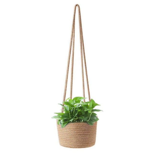 Garden Plant Hangers Rope Hanging Planter