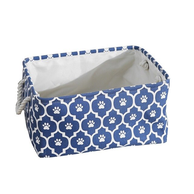 Cube Canvas Fabric Storage Basket