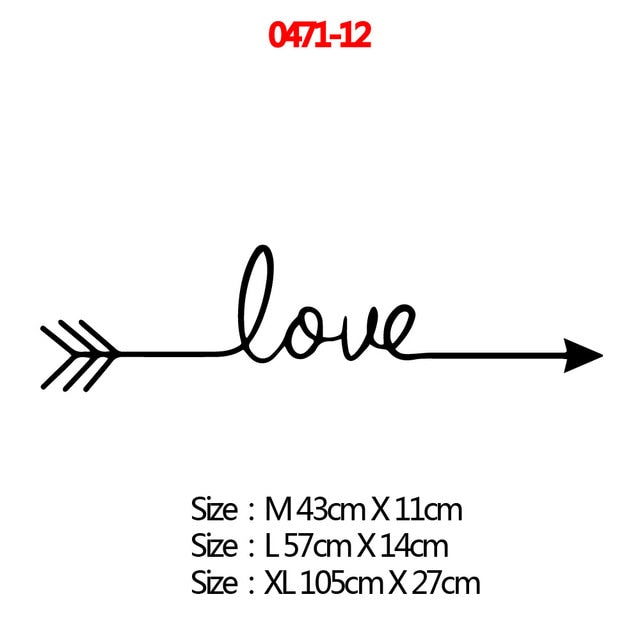 Romantic Love Always Forever Wall Sticker
