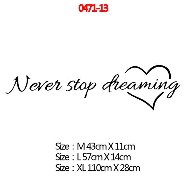 Romantic Love Always Forever Wall Sticker