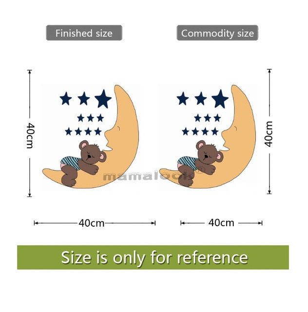 Cartoon Cute Bear Animals Wall stickers