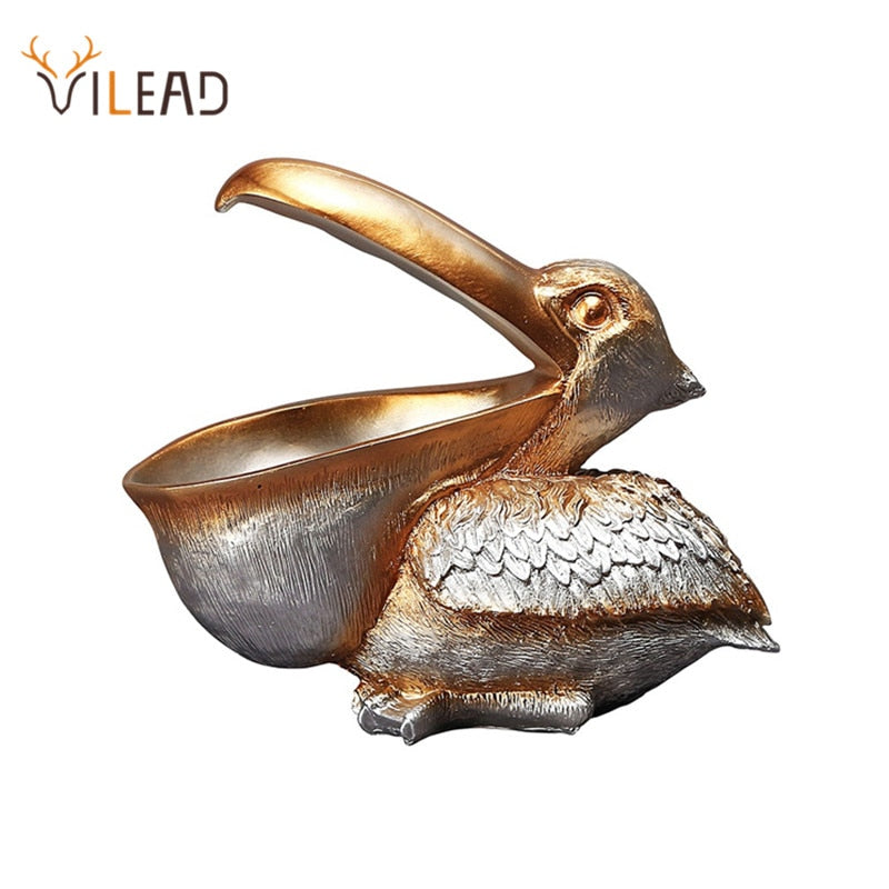 Resin Pelican Figurines Key Holder