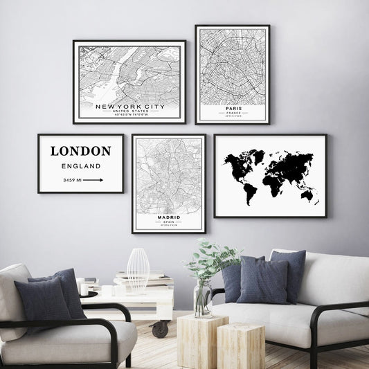 Modern Canvas Poster Print Wall Art