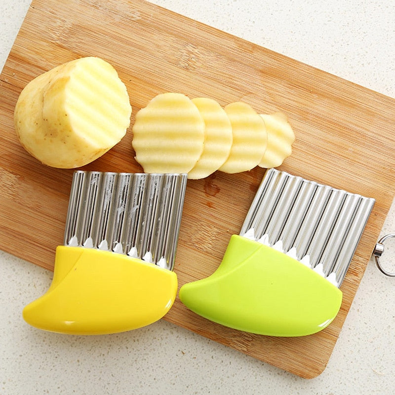 Potato Cutter Stainless Steel Wavy