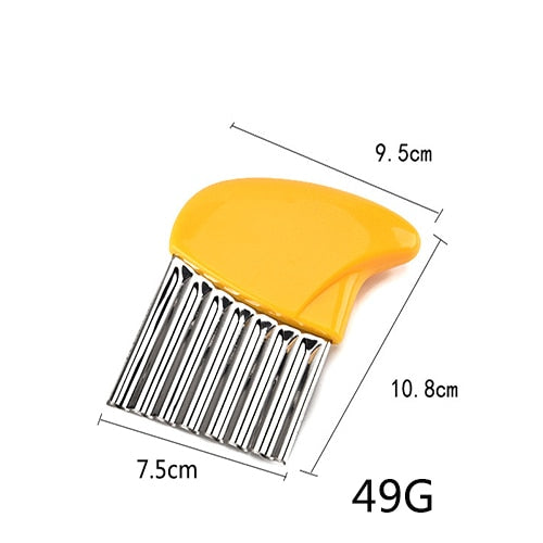 Potato Cutter Stainless Steel Wavy