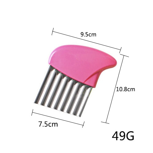 Potato Cutter Stainless Steel Wavy