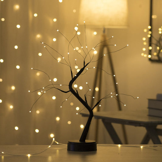 USB Fire Tree Light Copper Wire Lamps