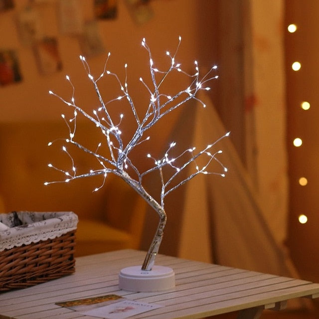 USB Fire Tree Light Copper Wire Lamps