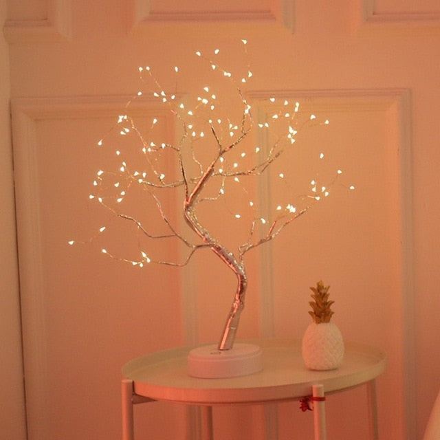 USB Fire Tree Light Copper Wire Lamps
