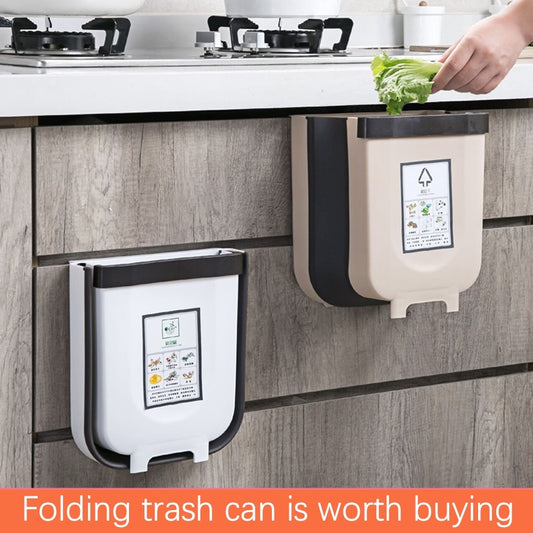 Foldable Door Hanging Trash Can