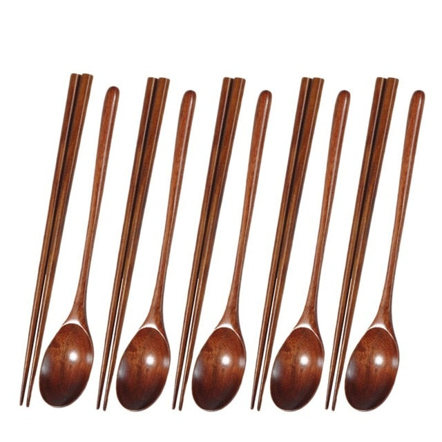 Wooden Spoons, 6 Pieces Wood Soup