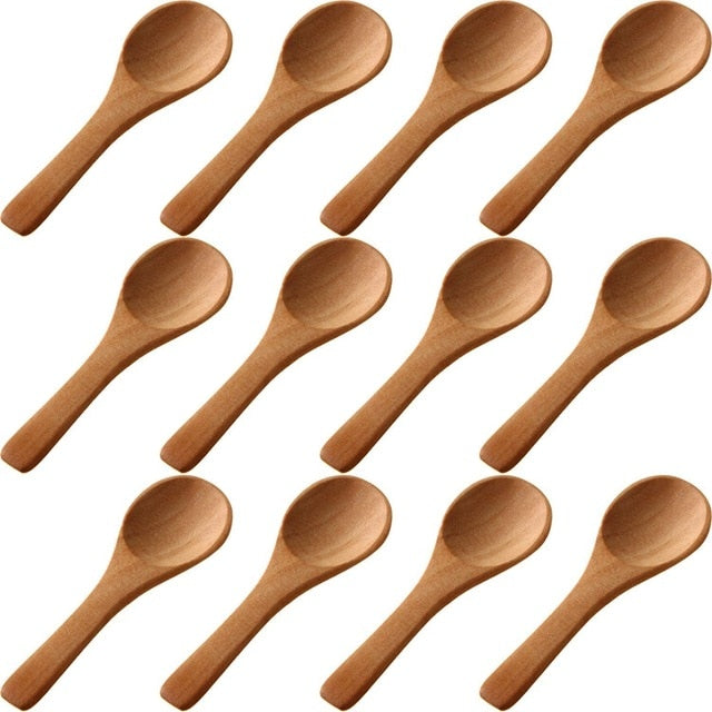 Wooden Spoons, 6 Pieces Wood Soup
