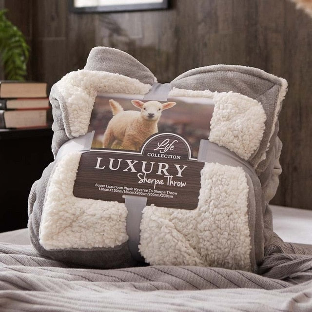 Winter Fleece Warm Quilt Bedspread