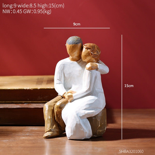 Abstract Characters Sculpture Simple desktop