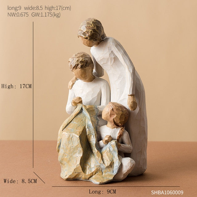 Home Decoration People Model Crafts