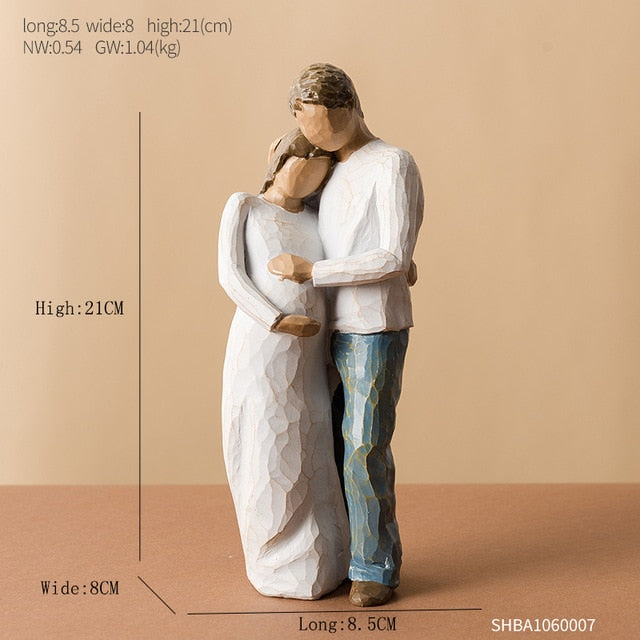 Home Decoration People Model Crafts