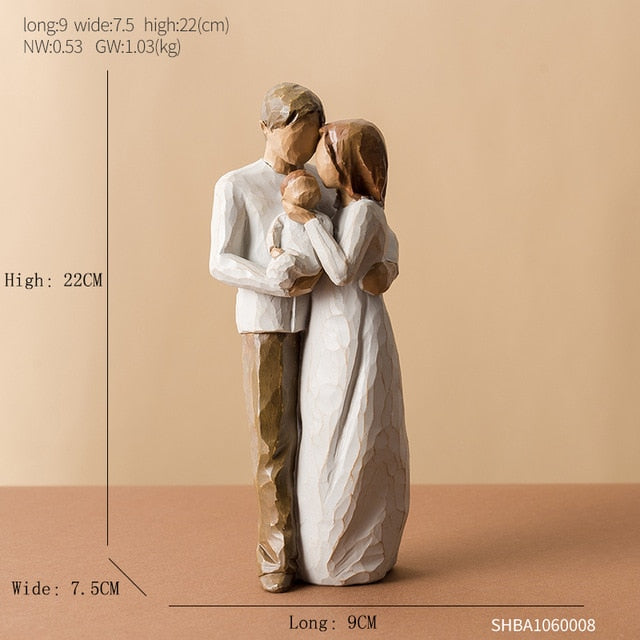 Home Decoration People Model Crafts