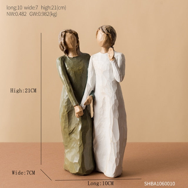 Home Decoration People Model Crafts