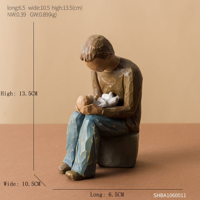 Home Decoration People Model Crafts