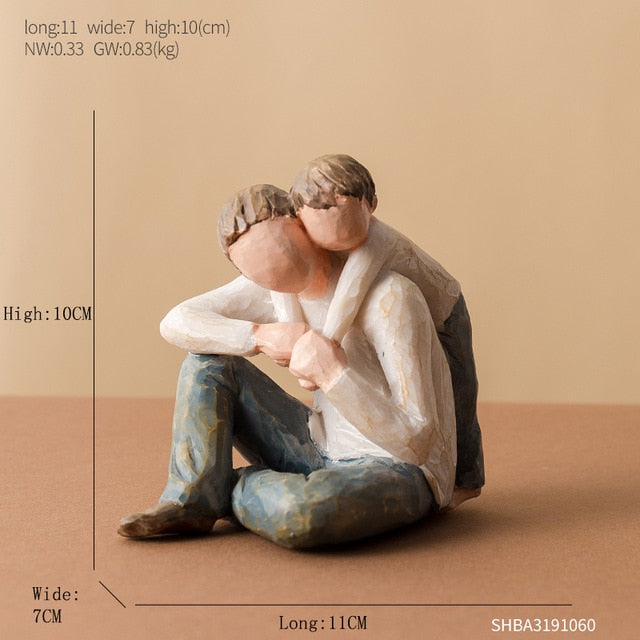 Home Decoration People Model Crafts