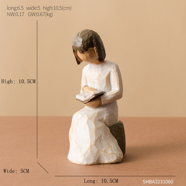 Home Decoration People Model Crafts