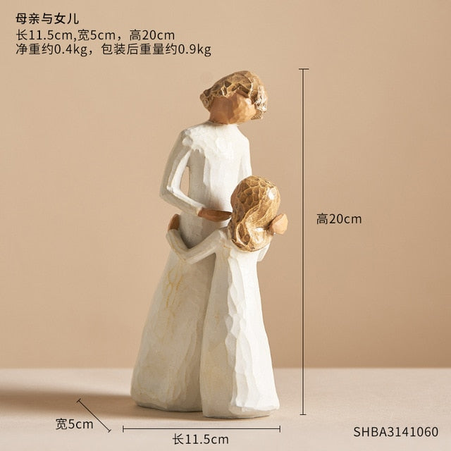 Home Decoration People Model Crafts