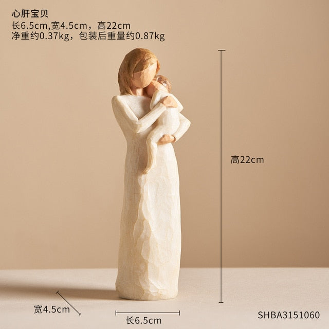 Home Decoration People Model Crafts
