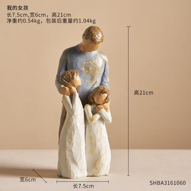 Home Decoration People Model Crafts