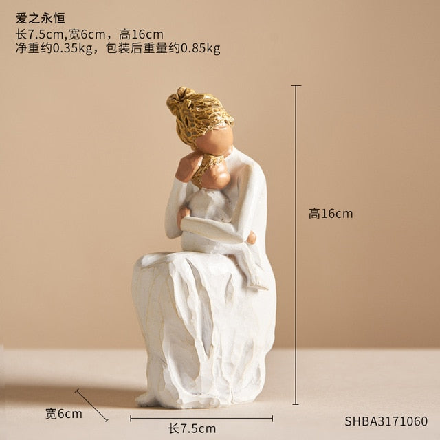 Home Decoration People Model Crafts