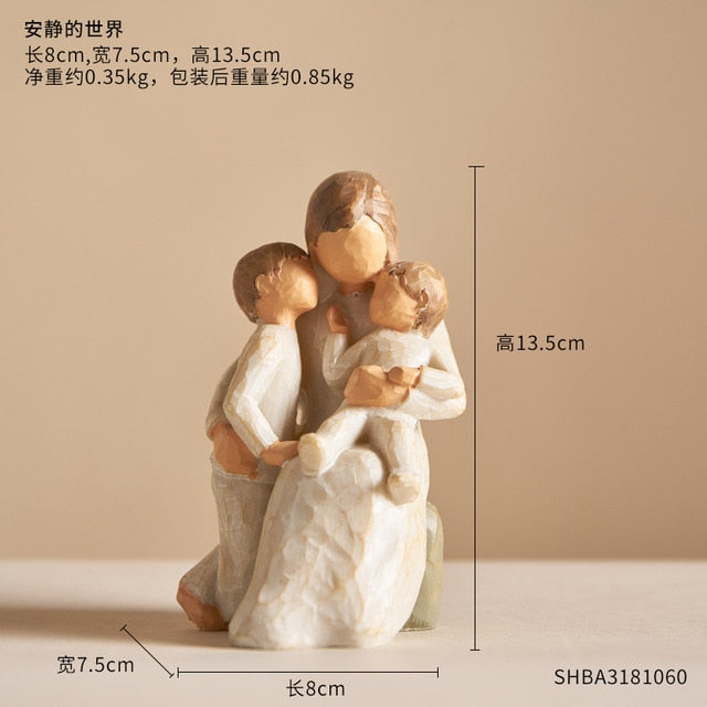 Home Decoration People Model Crafts