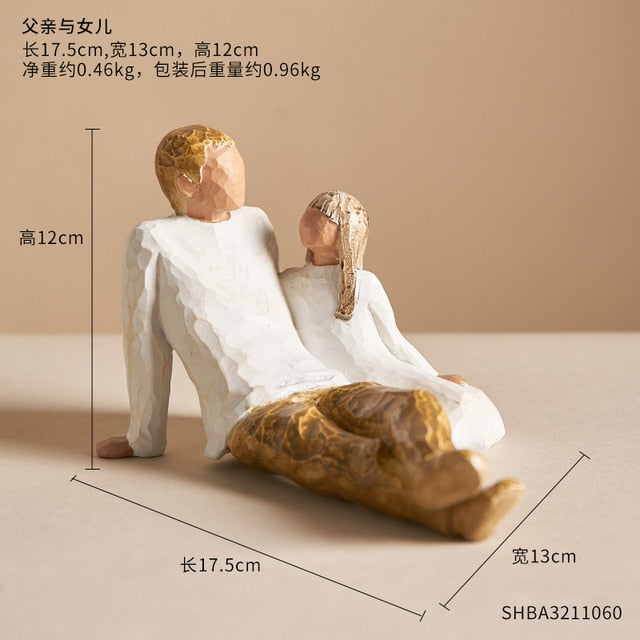 Home Decoration People Model Crafts