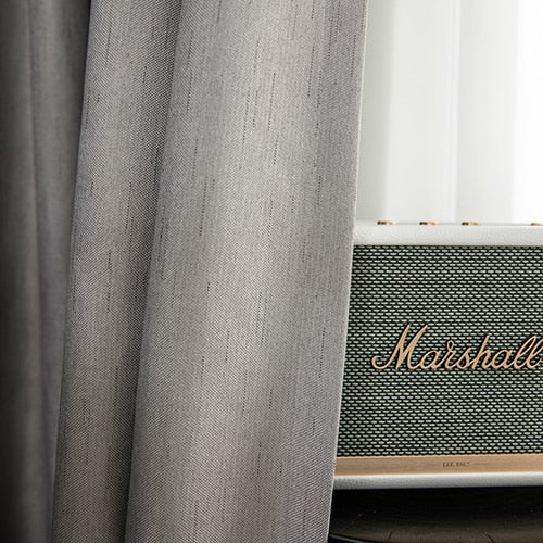 Thicken Blackout Curtains Nordic Style Bedroom