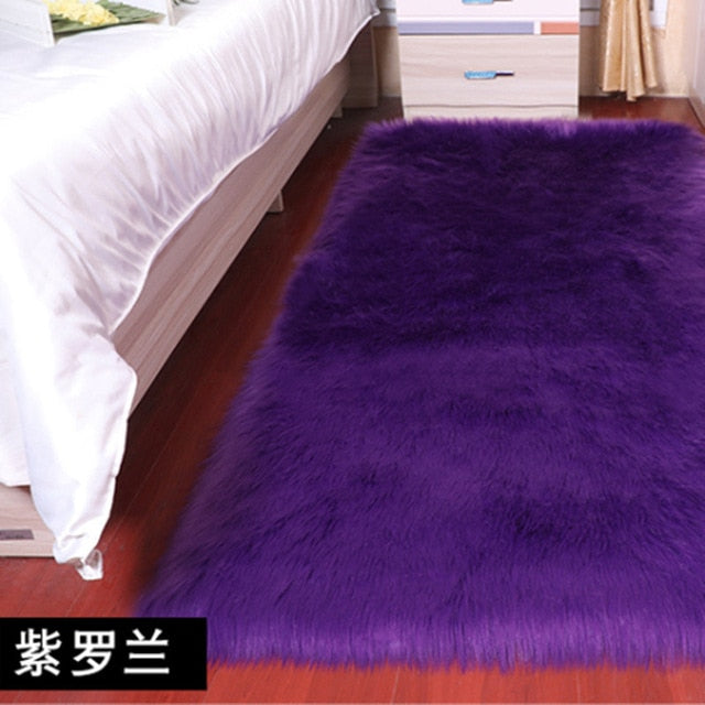 Sholisa Shaggy Shag Faux Fluffy Carpet
