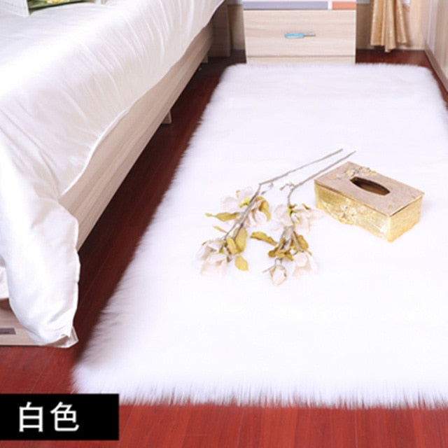 Sholisa Shaggy Shag Faux Fluffy Carpet
