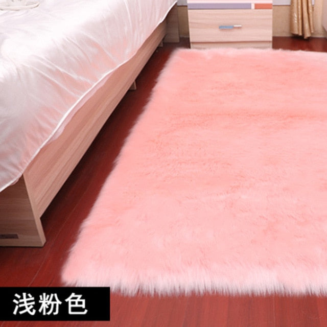 Sholisa Shaggy Shag Faux Fluffy Carpet