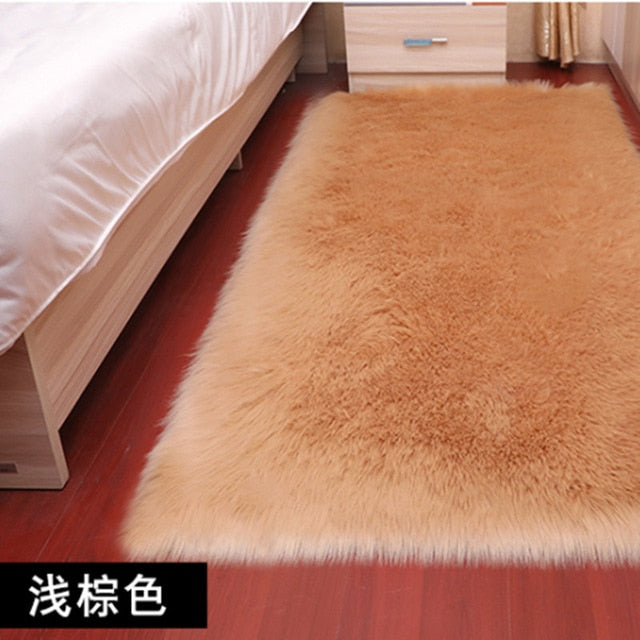 Sholisa Shaggy Shag Faux Fluffy Carpet