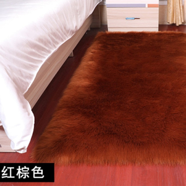 Sholisa Shaggy Shag Faux Fluffy Carpet