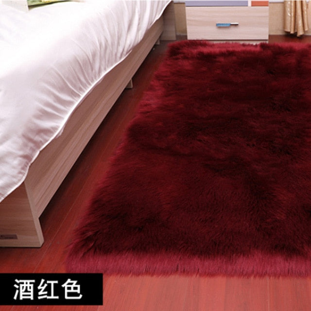 Sholisa Shaggy Shag Faux Fluffy Carpet