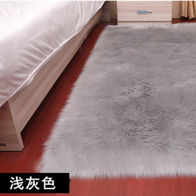 Sholisa Shaggy Shag Faux Fluffy Carpet