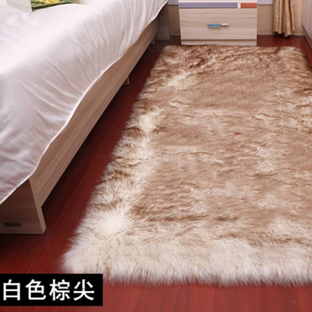 Sholisa Shaggy Shag Faux Fluffy Carpet