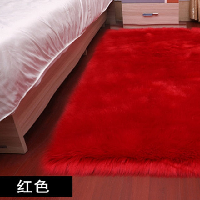 Sholisa Shaggy Shag Faux Fluffy Carpet