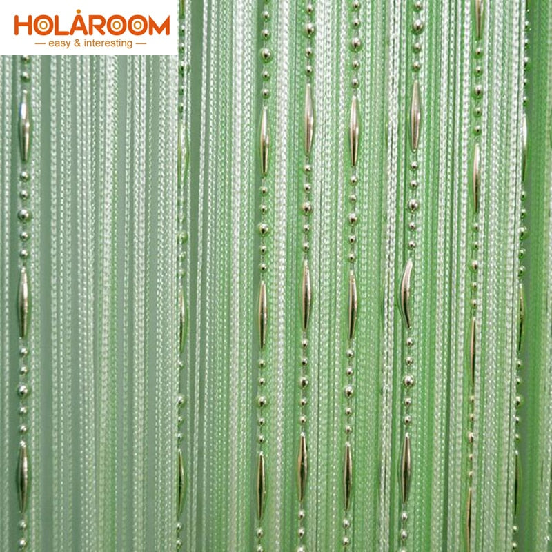 12 Color Beads Line Curtain Modern Yarn