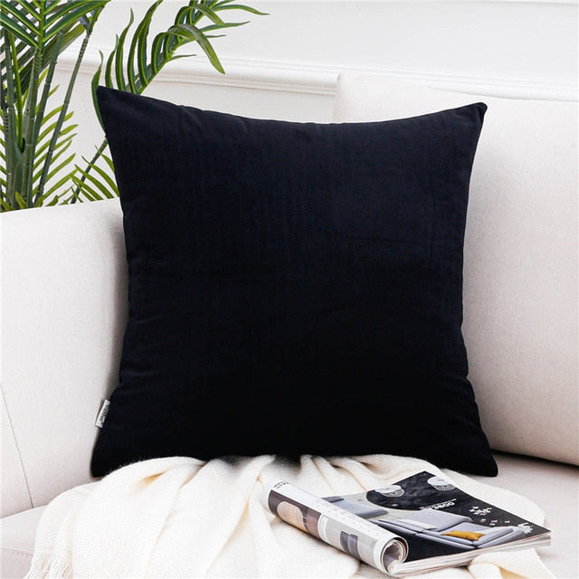 Velvet Pillowcases Soft Cushion Covers