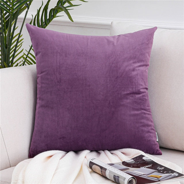 Velvet Pillowcases Soft Cushion Covers