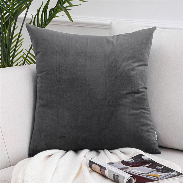 Velvet Pillowcases Soft Cushion Covers