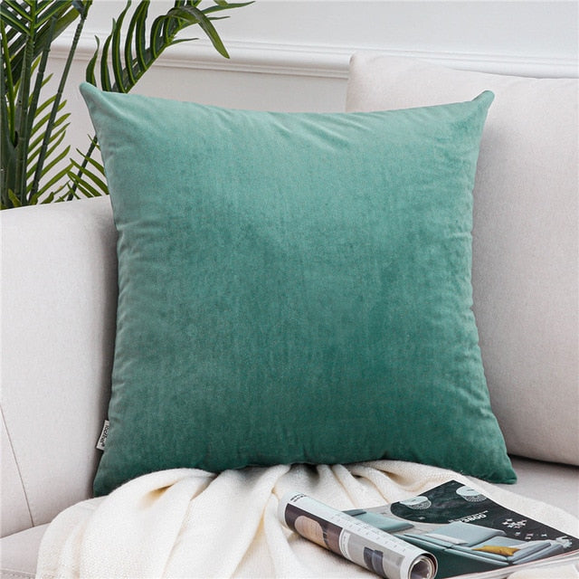 Velvet Pillowcases Soft Cushion Covers